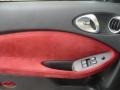 40th Anniversary Red Leather 2010 Nissan 370Z 40th Anniversary Edition Coupe Door Panel