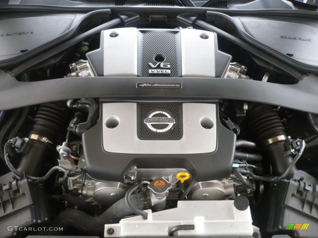 2010 Nissan 370Z 40th Anniversary Edition Coupe 3.7 Liter DOHC 24-Valve CVTCS V6 Engine Photo #47419979