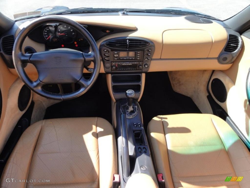 1999 Porsche Boxster Standard Boxster Model Savanna Beige Dashboard Photo #47420021