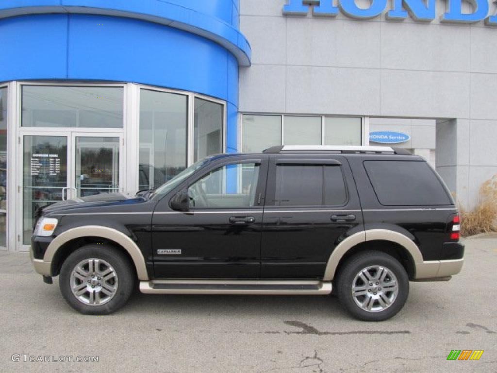 2007 Explorer Eddie Bauer 4x4 - Black / Camel photo #3