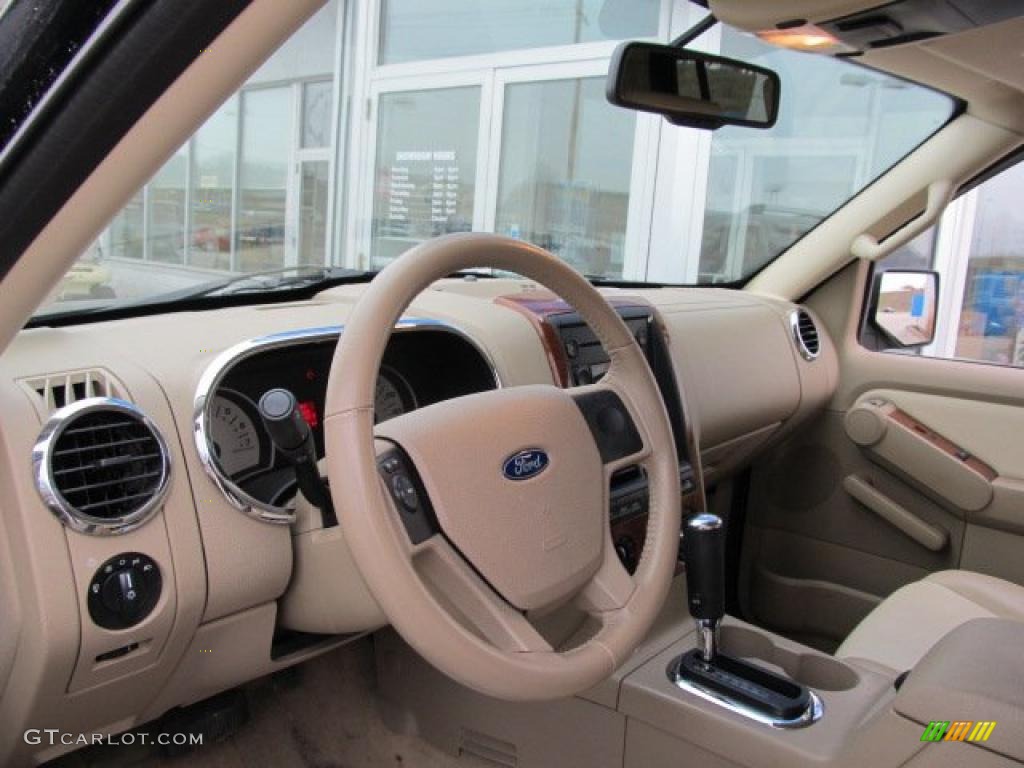 2007 Explorer Eddie Bauer 4x4 - Black / Camel photo #10