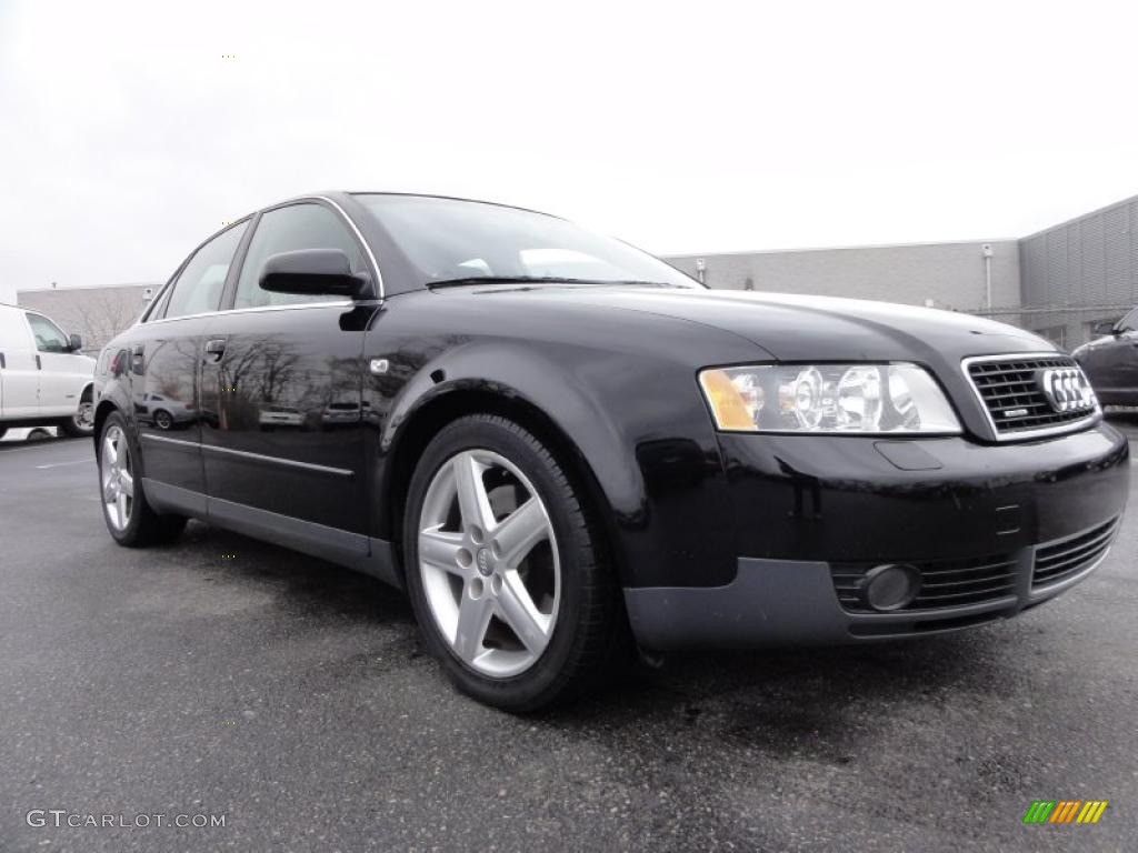 Brilliant Black 2004 Audi A4 3.0 quattro Sedan Exterior Photo #47421354