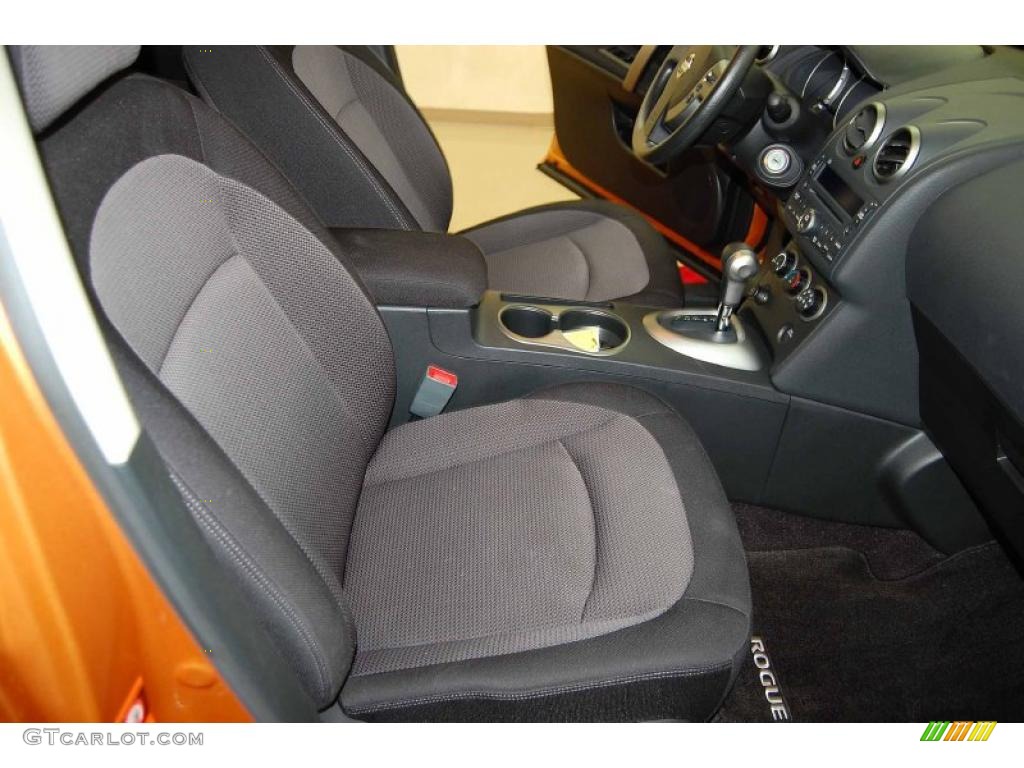 Black Interior 2008 Nissan Rogue SL AWD Photo #47423154