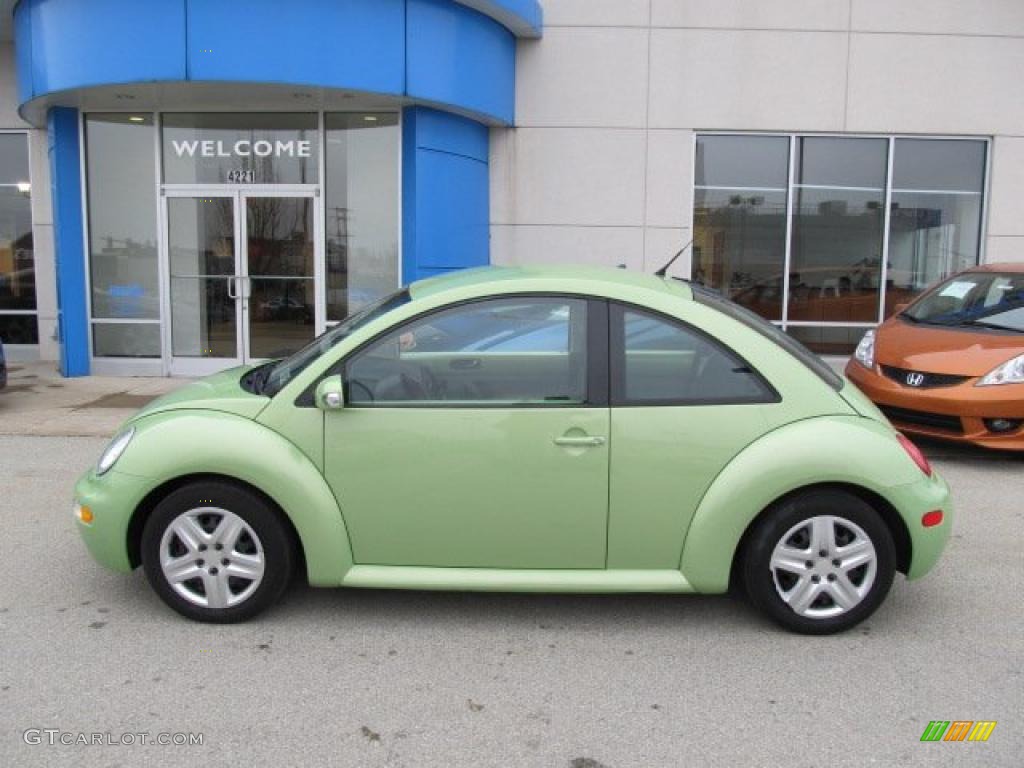 Cyber Green Metallic 2004 Volkswagen New Beetle GL Coupe Exterior Photo #47423421