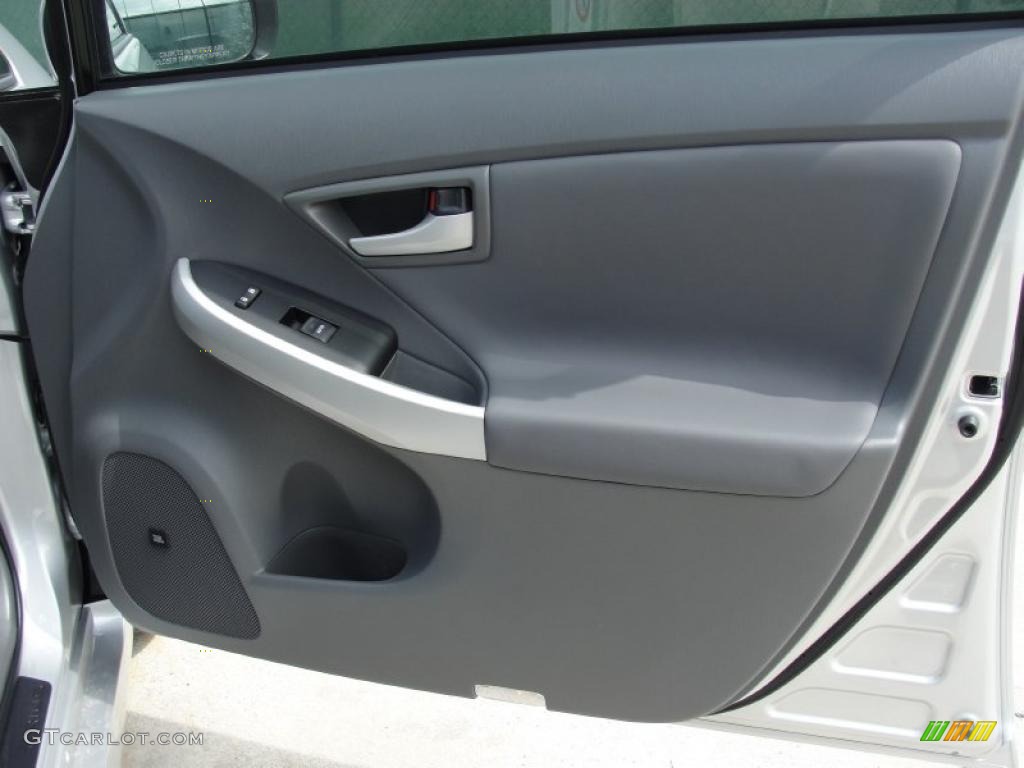2011 Toyota Prius Hybrid V Dark Gray Door Panel Photo #47423427