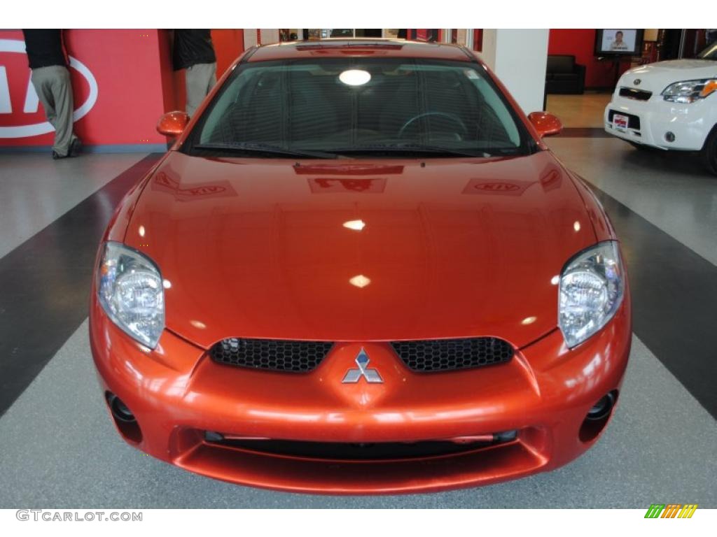 2007 Eclipse GS Coupe - Sunset Pearlescent / Dark Charcoal photo #9