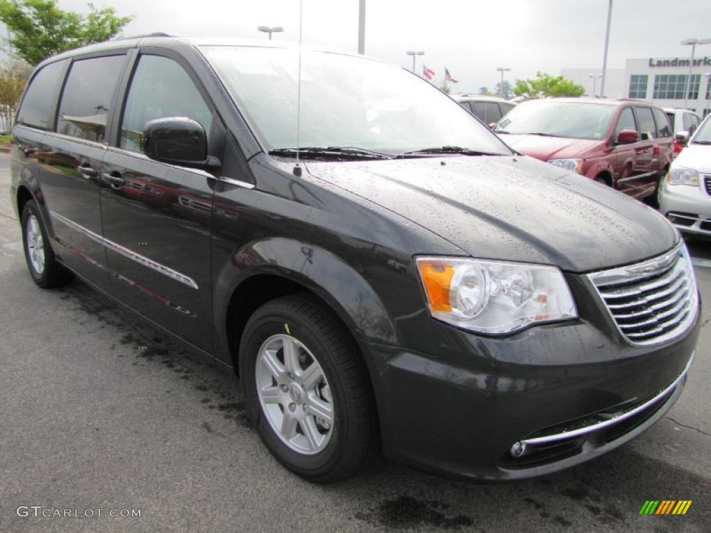 Dark Charcoal Pearl 2011 Chrysler Town & Country Touring Exterior Photo #47424912