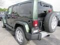 2011 Natural Green Pearl Jeep Wrangler Unlimited Sahara 4x4  photo #2