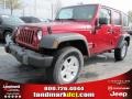 2011 Deep Cherry Red Jeep Wrangler Unlimited Sport 4x4  photo #1