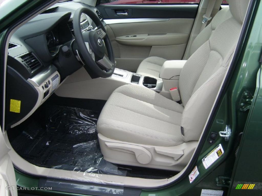 Warm Ivory Interior 2011 Subaru Outback 2.5i Wagon Photo #47425899