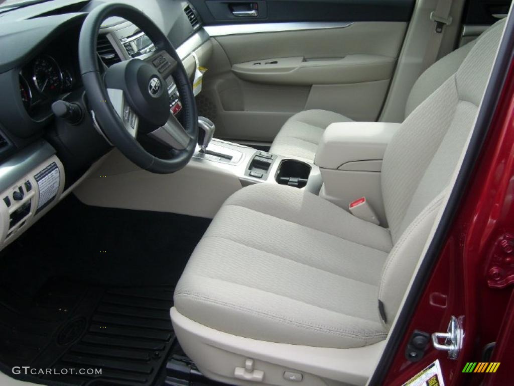 Warm Ivory Interior 2011 Subaru Outback 2.5i Premium Wagon Photo #47426829
