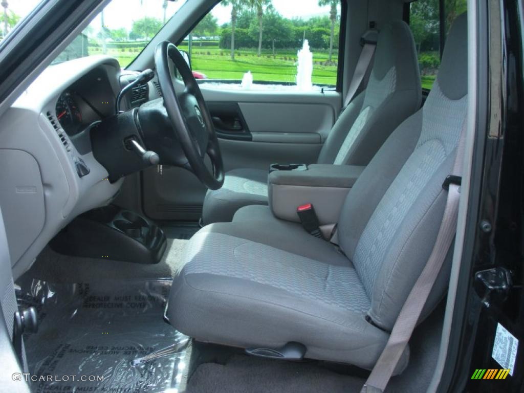 Gray Interior 2002 Mazda B-Series Truck B2300 Regular Cab Photo #47428302