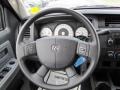 Dark Slate Gray/Medium Slate Gray 2011 Dodge Dakota Big Horn Crew Cab Steering Wheel
