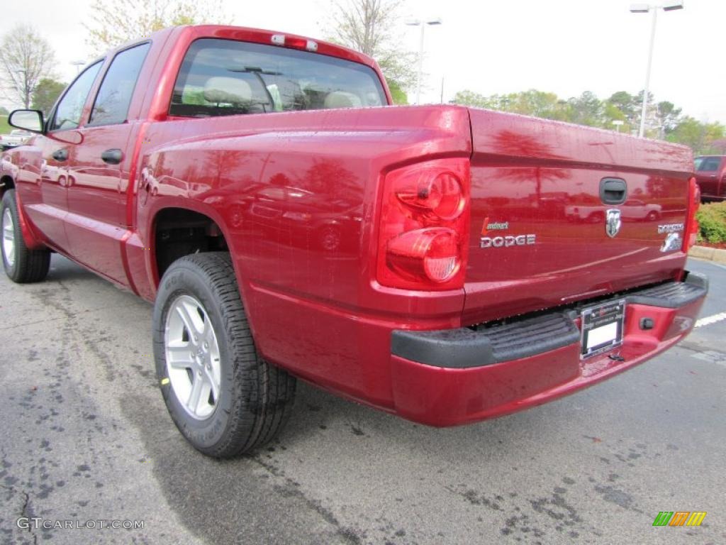 Deep Cherry Red Crystal Pearl 2011 Dodge Dakota Big Horn Crew Cab Exterior Photo #47428797
