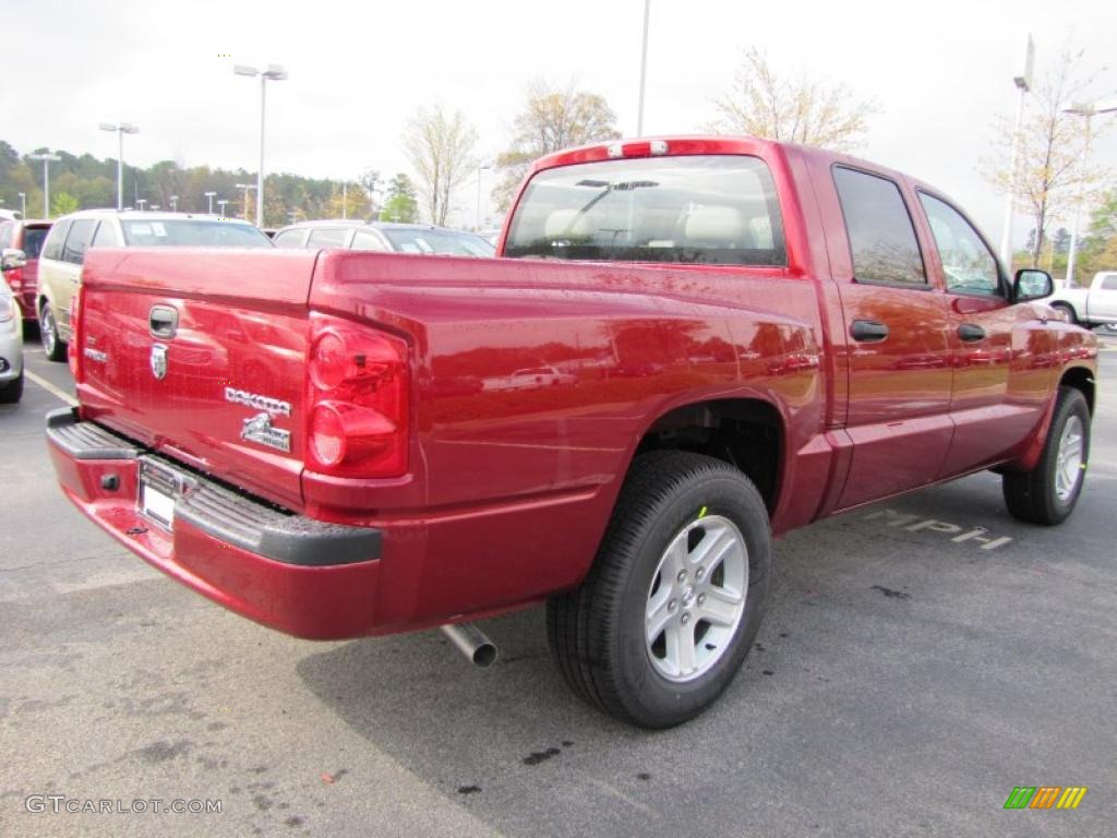 Deep Cherry Red Crystal Pearl 2011 Dodge Dakota Big Horn Crew Cab Exterior Photo #47428812