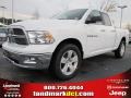 2011 Bright White Dodge Ram 1500 Big Horn Quad Cab  photo #1