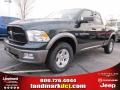 2011 Hunter Green Pearl Dodge Ram 1500 SLT Outdoorsman Quad Cab 4x4  photo #1