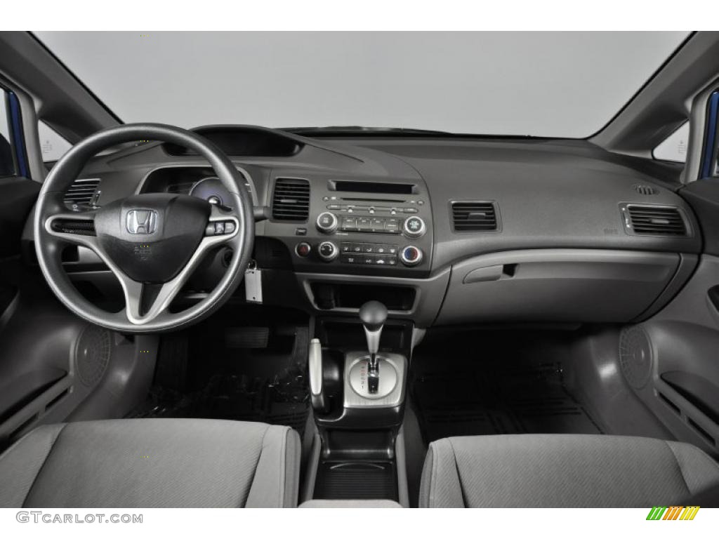2011 Honda Civic LX Sedan Gray Dashboard Photo #47430321