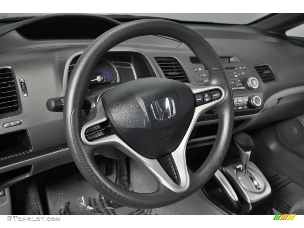 2011 Honda Civic LX Sedan Gray Dashboard Photo #47430351