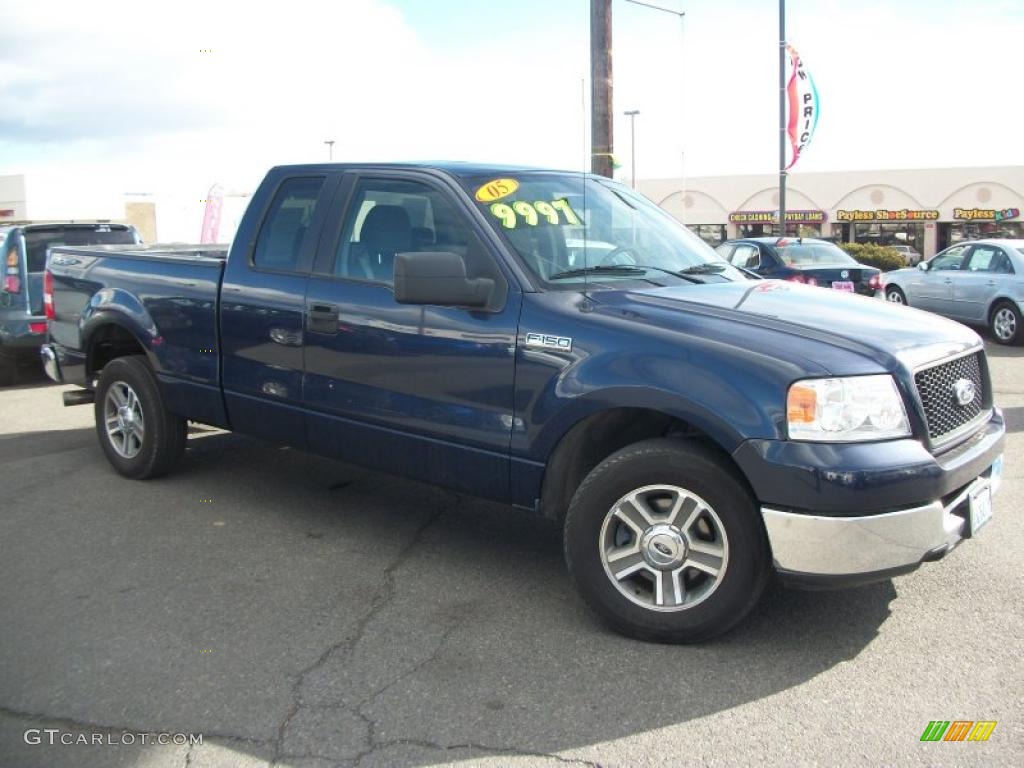 True Blue Metallic Ford F150