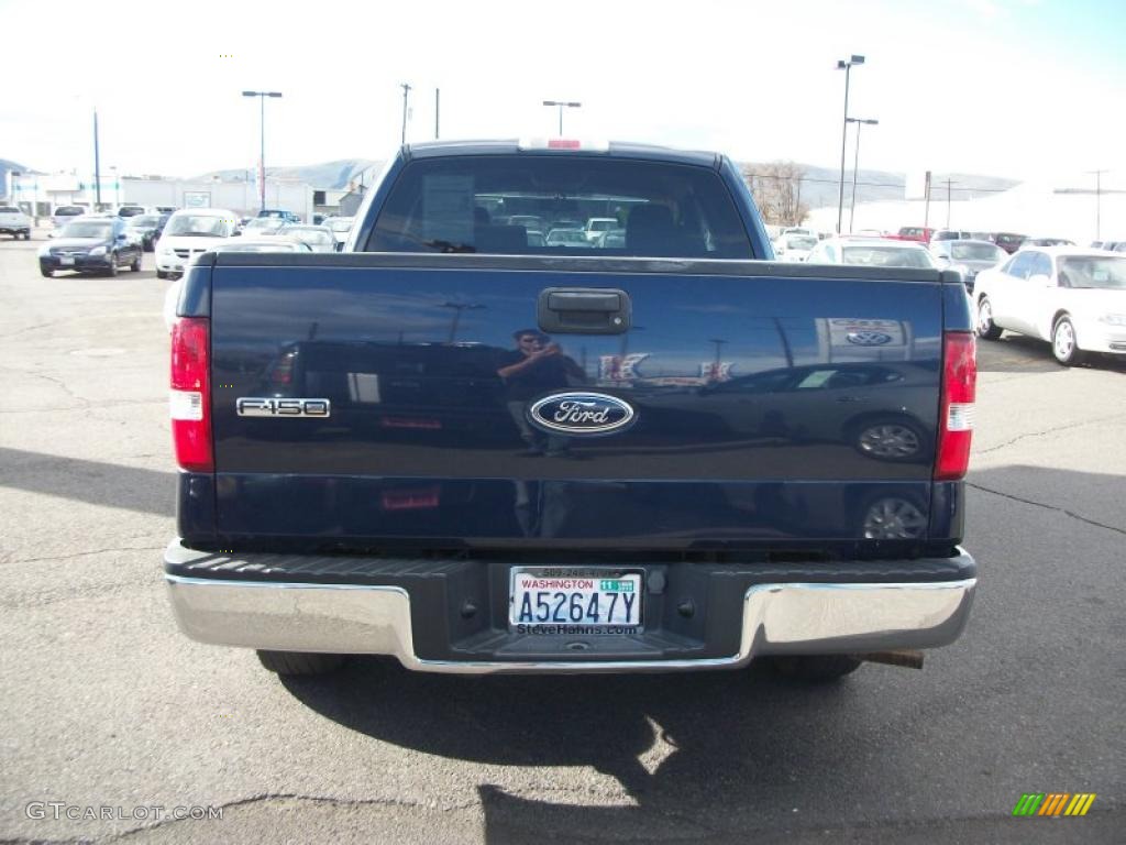 2005 F150 XLT SuperCab - True Blue Metallic / Medium Flint Grey photo #6