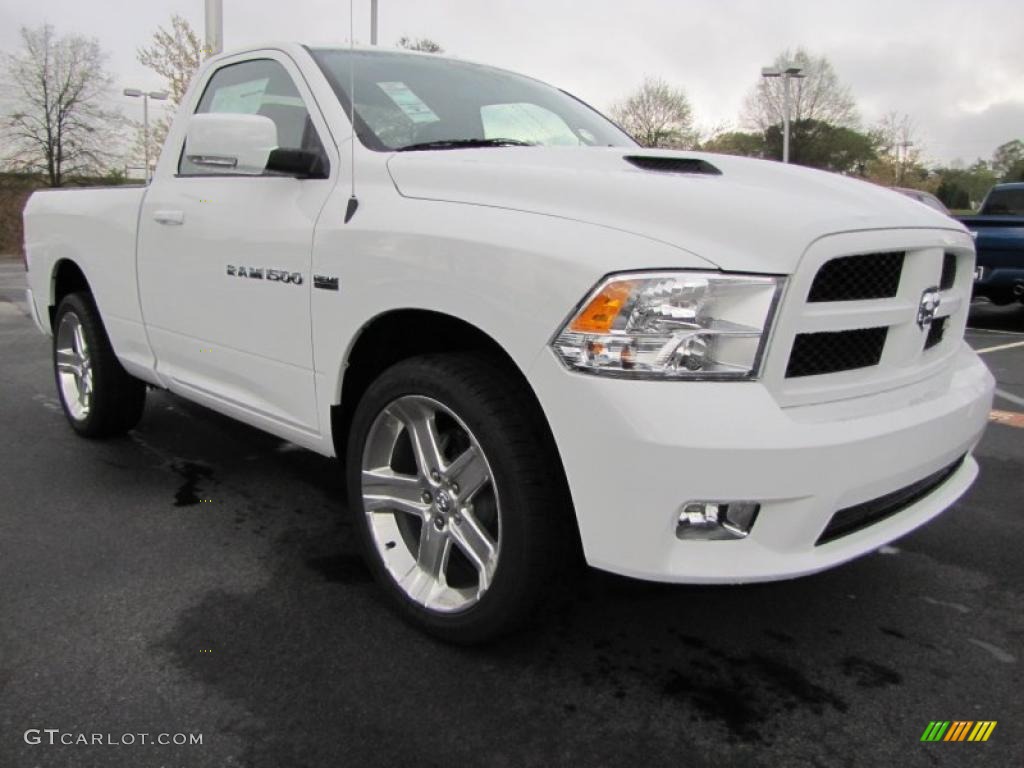 Bright White 2011 Dodge Ram 1500 Sport R/T Regular Cab Exterior Photo  #47430828 | GTCarLot.com