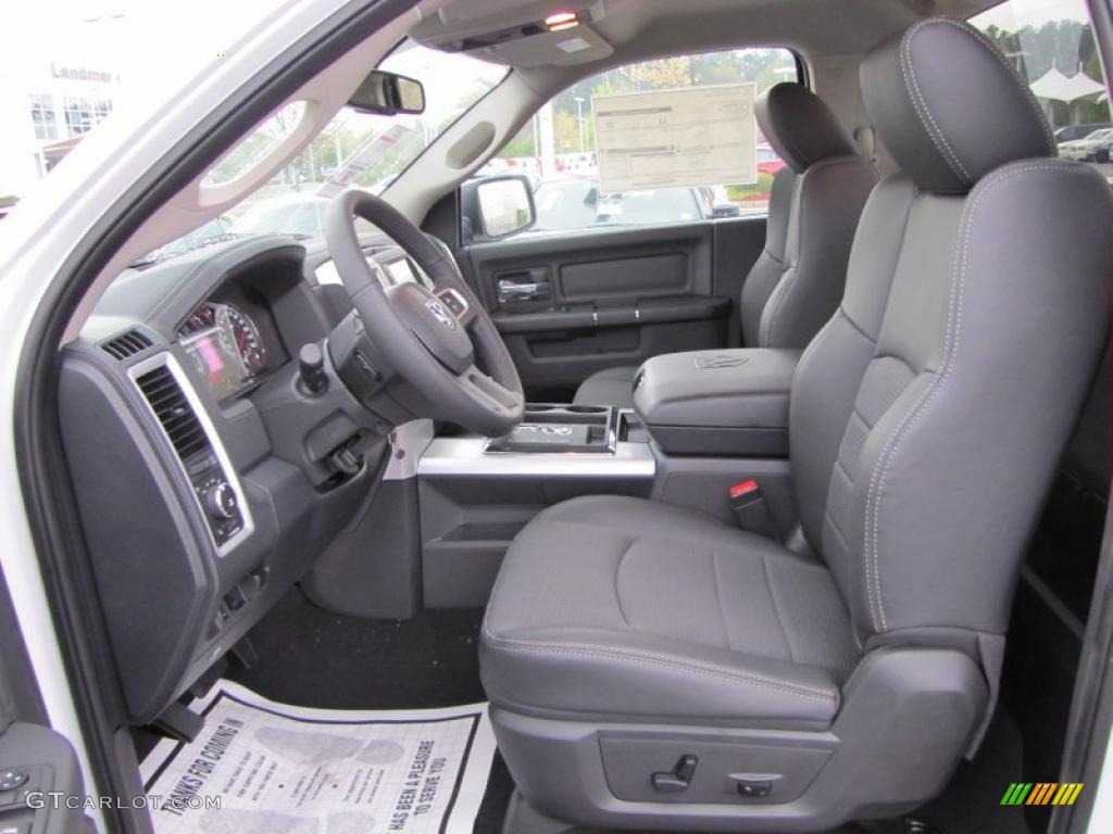 Dark Slate Gray Interior 2011 Dodge Ram 1500 Sport R/T Regular Cab Photo #47430873