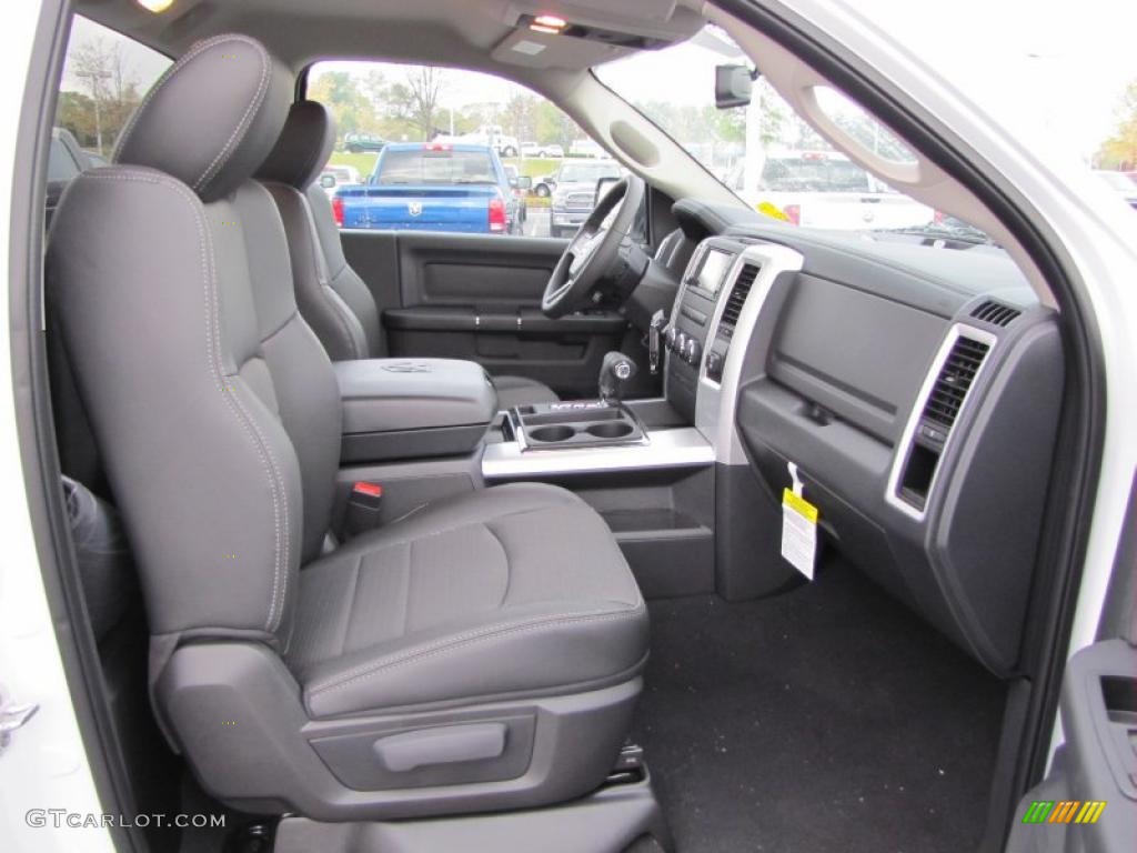Dark Slate Gray Interior 2011 Dodge Ram 1500 Sport R/T Regular Cab Photo #47430888