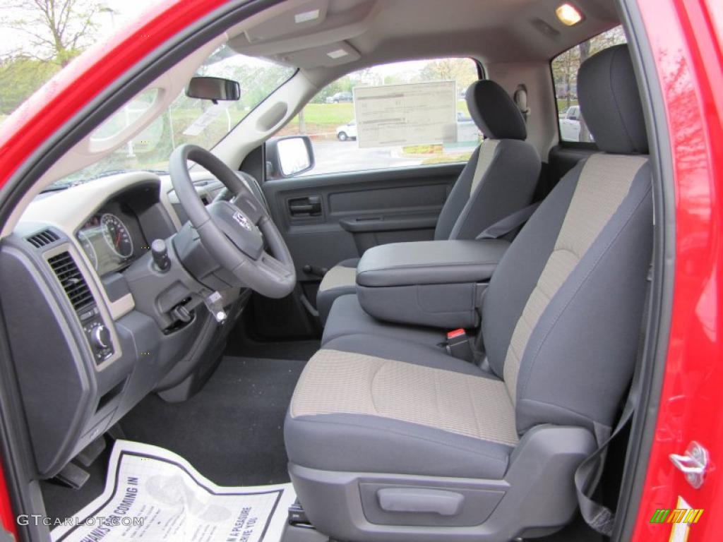 Dark Slate Gray/Medium Graystone Interior 2011 Dodge Ram 1500 ST Regular Cab Photo #47431038