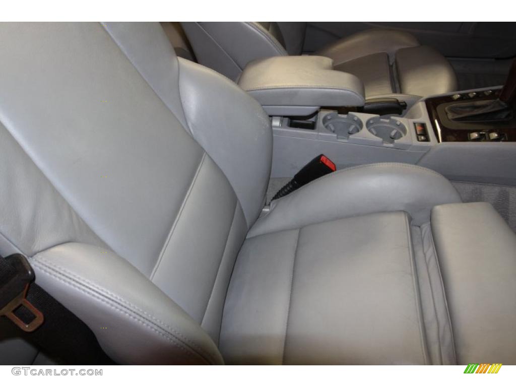 2002 3 Series 330i Convertible - Titanium Silver Metallic / Grey photo #43
