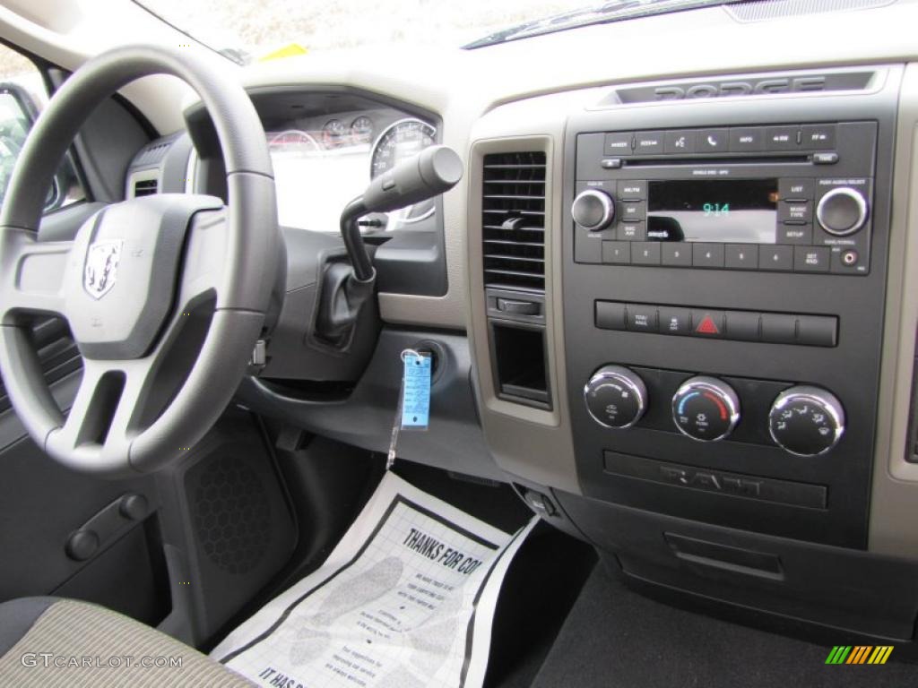2011 Dodge Ram 1500 ST Regular Cab Dark Slate Gray/Medium Graystone Dashboard Photo #47431095