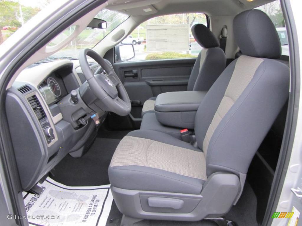 2011 Ram 1500 ST Regular Cab - Bright Silver Metallic / Dark Slate Gray/Medium Graystone photo #6