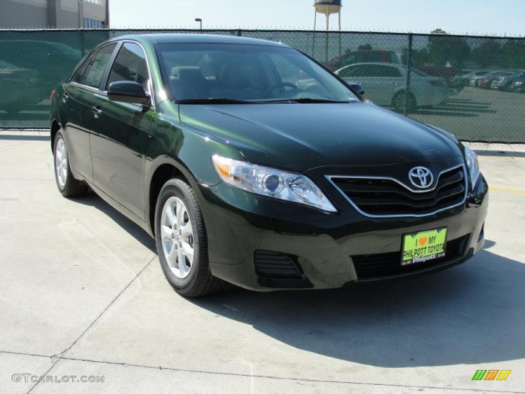 2011 Camry LE - Spruce Green Mica / Ash photo #1
