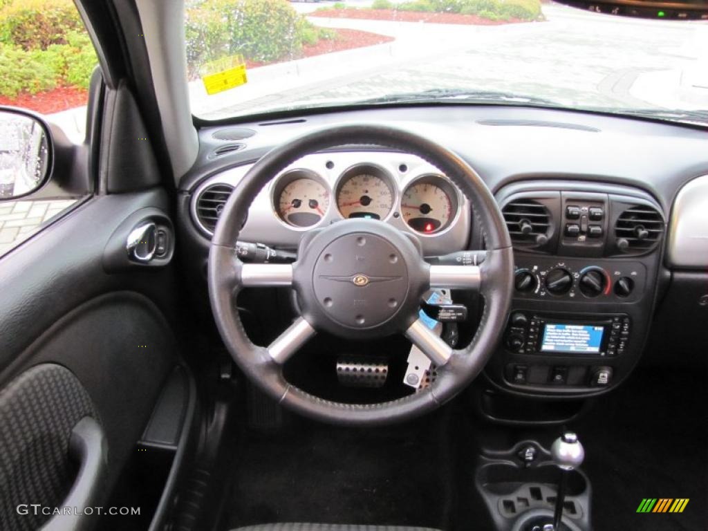 2005 Chrysler PT Cruiser Limited Dark Slate Gray Dashboard Photo #47431563