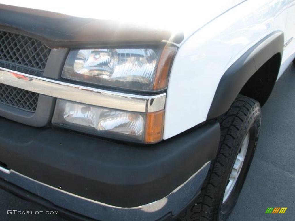 2004 Silverado 2500HD LS Extended Cab 4x4 - Summit White / Dark Charcoal photo #4