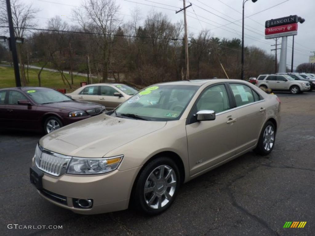 2008 MKZ Sedan - Dune Pearl Metallic / Sand photo #1