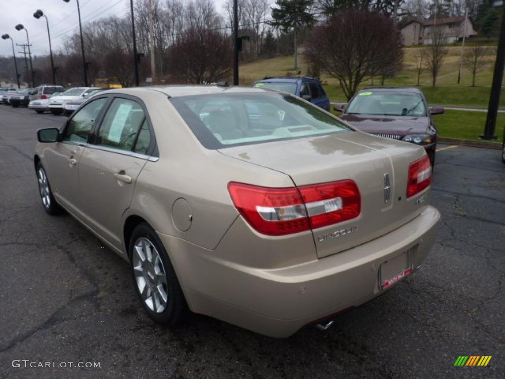 2008 MKZ Sedan - Dune Pearl Metallic / Sand photo #2