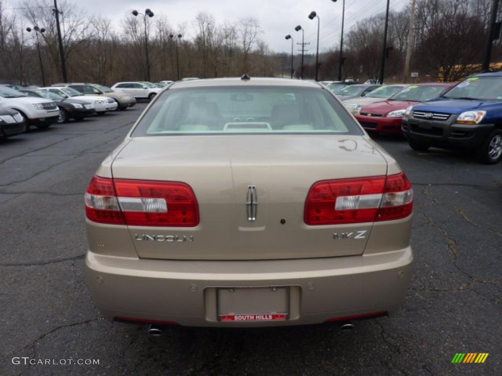 2008 MKZ Sedan - Dune Pearl Metallic / Sand photo #3