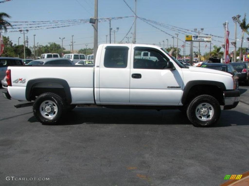 Summit White 2004 Chevrolet Silverado 2500HD LS Extended Cab 4x4 Exterior Photo #47432094