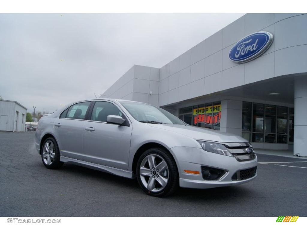 2011 Fusion Sport - Ingot Silver Metallic / Sport Black/Charcoal Black photo #1