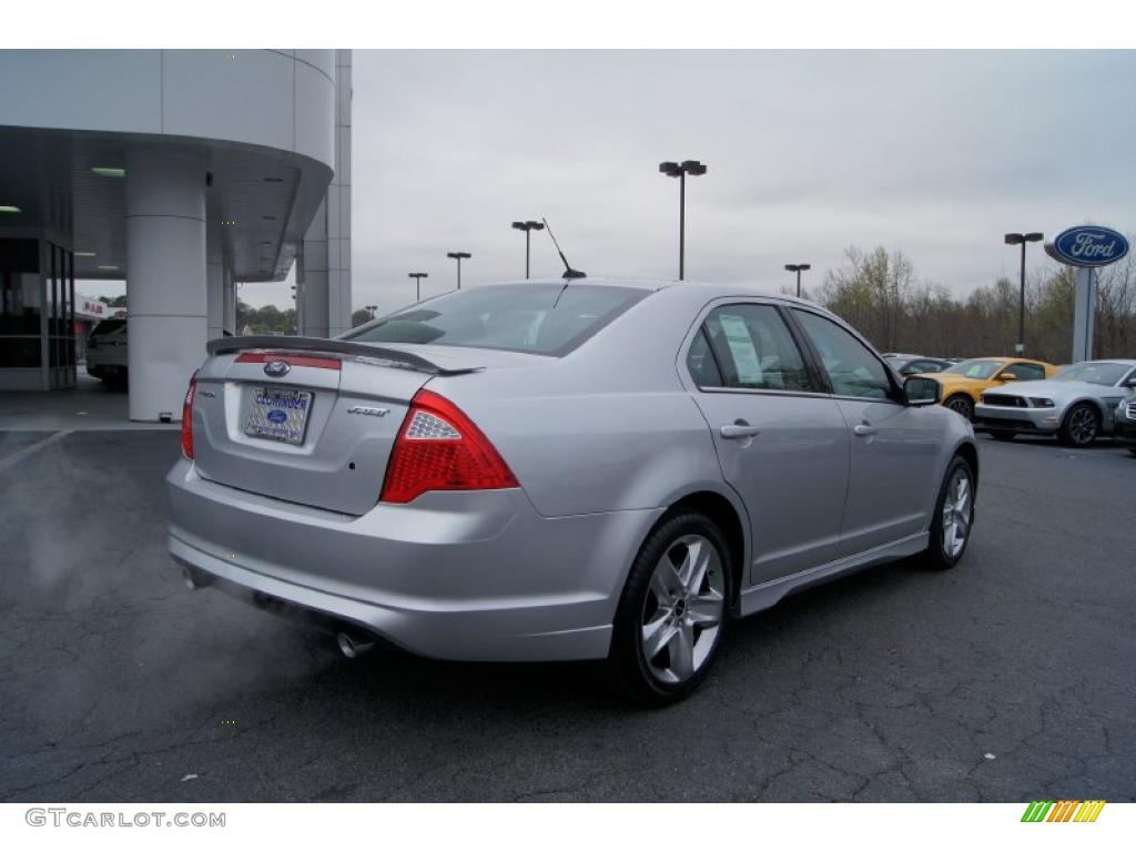 2011 Fusion Sport - Ingot Silver Metallic / Sport Black/Charcoal Black photo #3