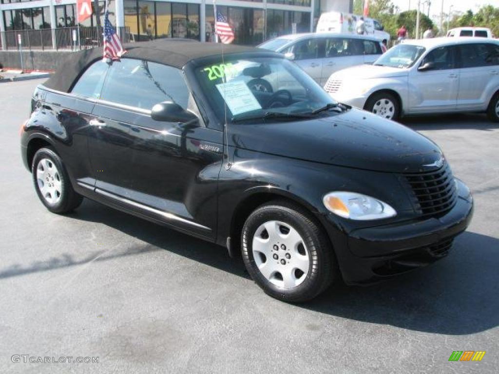 2005 PT Cruiser Convertible - Black / Dark Slate Gray photo #1