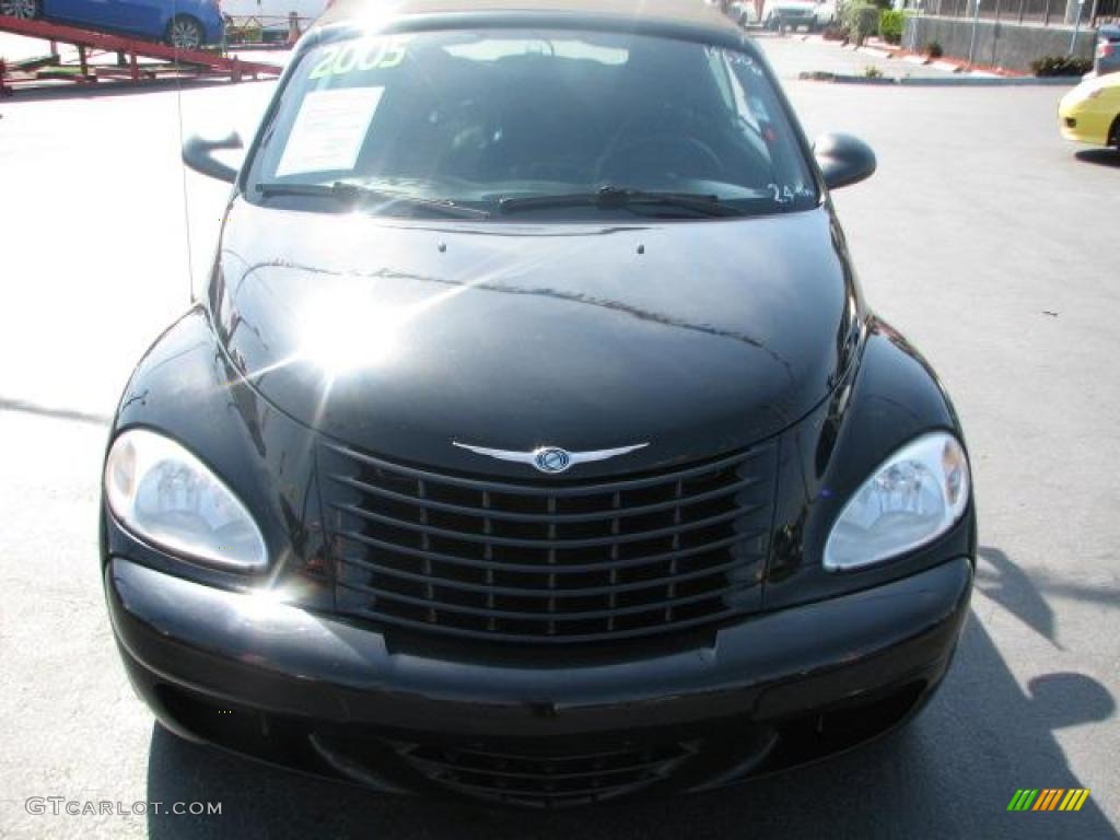 2005 PT Cruiser Convertible - Black / Dark Slate Gray photo #3