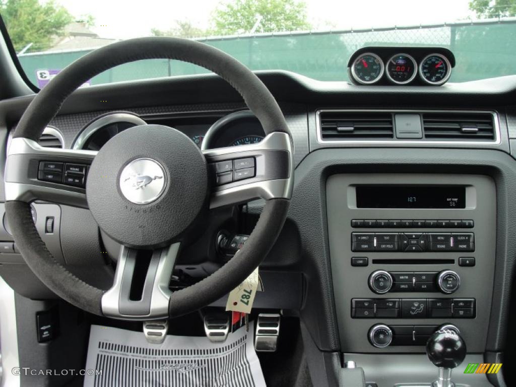 2012 Ford Mustang Boss 302 Laguna Seca Charcoal Black Recaro Sport Seats Dashboard Photo #47433099