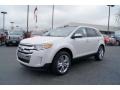 White Platinum Tri-Coat 2011 Ford Edge Limited Exterior