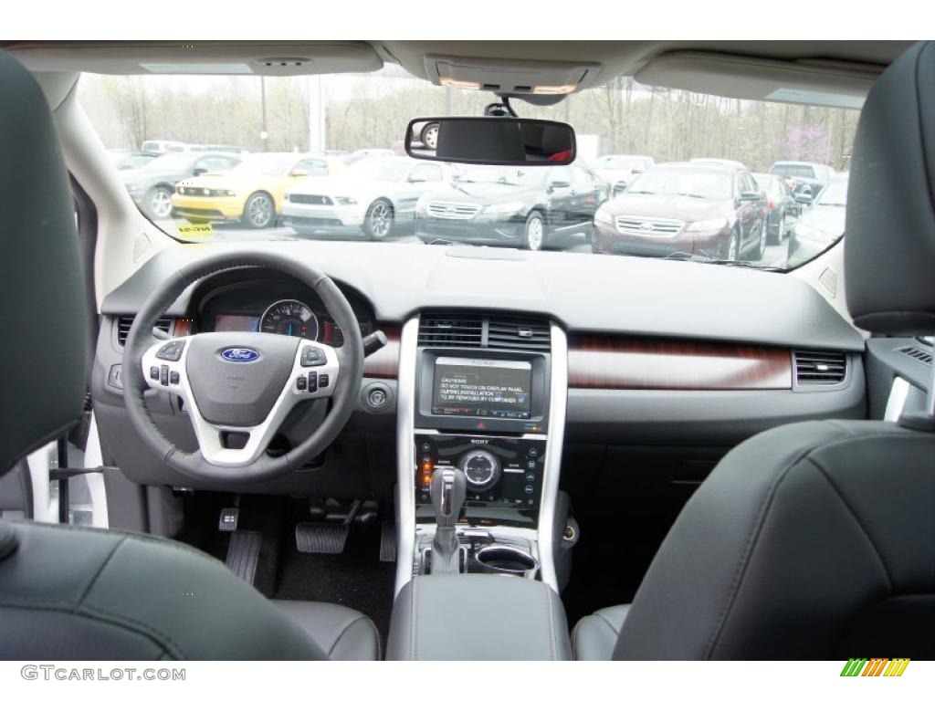 2011 Ford Edge Limited Charcoal Black Dashboard Photo #47433495