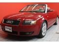 2006 Amulet Red Audi A4 1.8T Cabriolet  photo #2