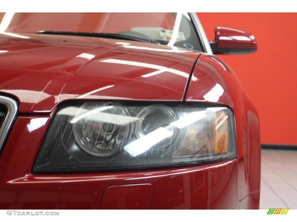2006 A4 1.8T Cabriolet - Amulet Red / Beige photo #25