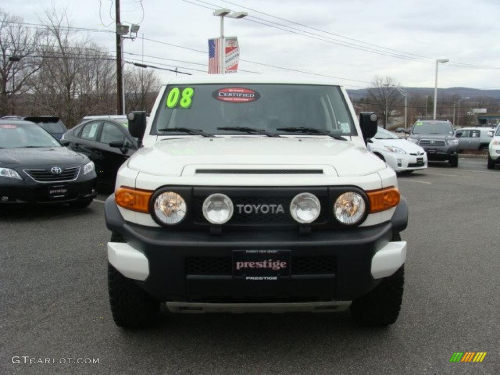 2008 FJ Cruiser Trail Teams Special Edition 4WD - Iceberg White / Dark Charcoal photo #2