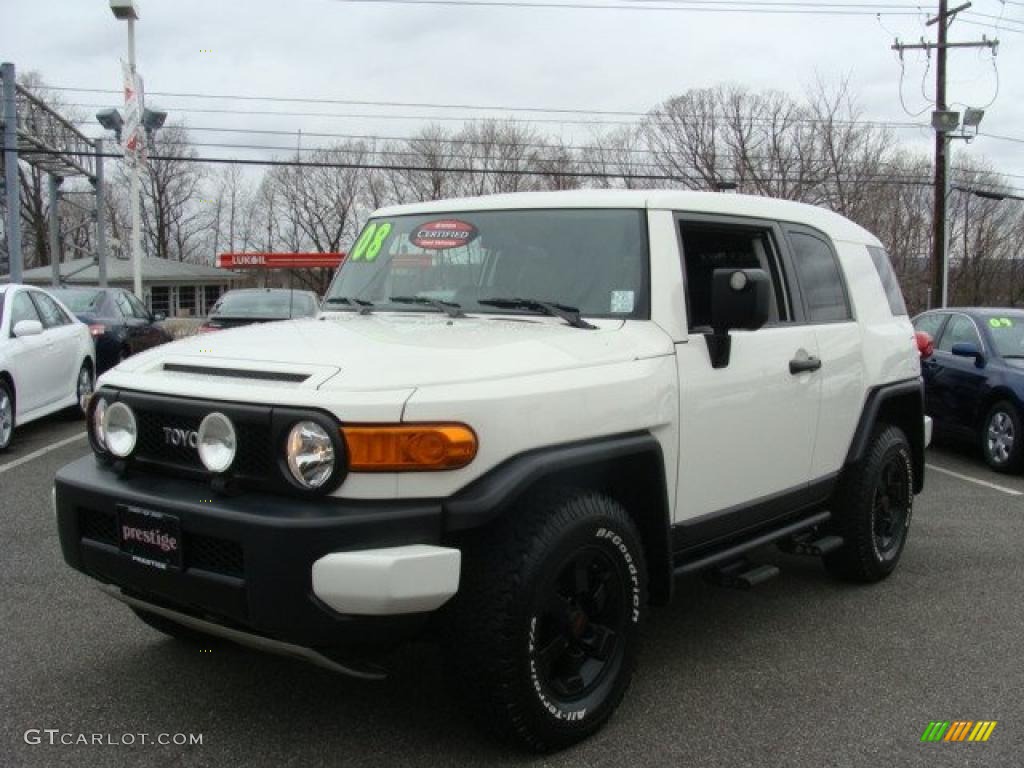 Iceberg White 2008 Toyota FJ Cruiser Trail Teams Special Edition 4WD Exterior Photo #47434095